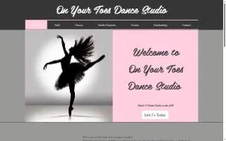 On Your Toes Dance Studio of Mehlville website