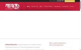 Porta Party DJs of Mehlville website