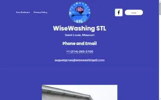 WiseWashing STL LLC website