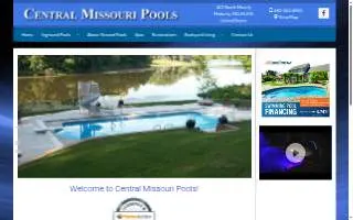 Central Missouri Pools website