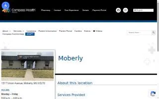 Compass Health Network of Moberly website