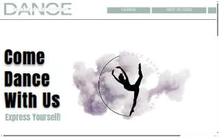 Dance Expressions Studio Moberly website