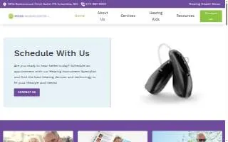 Wood Hearing Center LLC of Columbia website