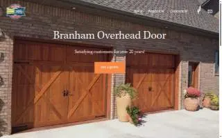 Branham Overhead Door, LLC website