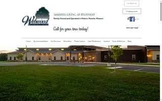 Webwood Assisted Living website