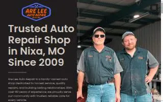 Are Lee Auto Repair website