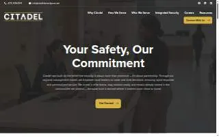 Citadel Security USA website
