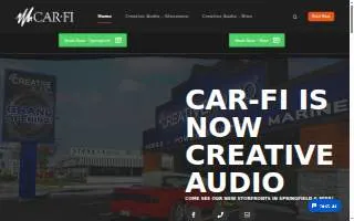 Creative Audio of Nixa website