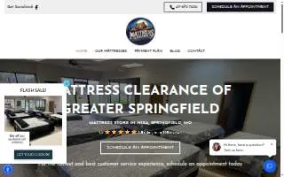Mattress Clearance of Greater Springfield website