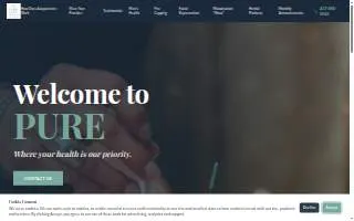 Pure Holistic Health Clinic of Nixa website