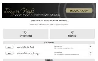 Aurora Medical Spa of Oakville website