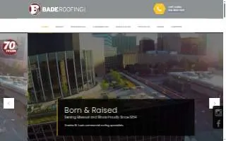 Bade Roofing Company Inc. of Oakville website