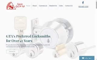 Commercial Safe and Lock of Oakville website