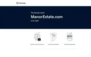 Manor Real Estate of Oakville website