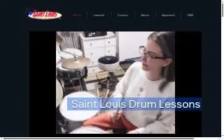 Saint Louis Drum Lessons website