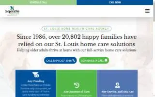 Cooperative Home Care of O'Fallon website