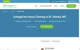 CottageCare St. Charles website