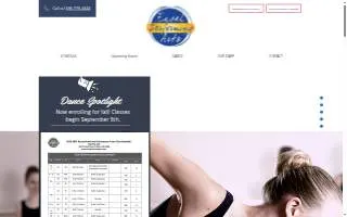 Excel Performing Arts website