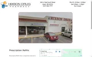 Hixson Drug website
