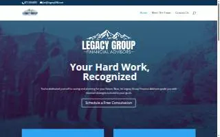 Legacy Group Financial Advisors - Joe Boyd website