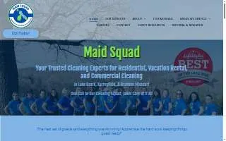 Maid Squad Ozarks website