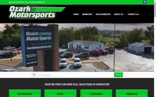 Ozark Motorsports website