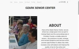 Ozark Senior Center website
