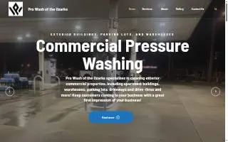 Pro Wash of the Ozarks website
