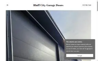 Bluff City Garage Doors website