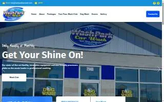 Wash Park Car Wash website