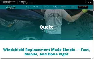 Auto Glass Works of Raymore website