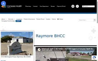 Compass Health Network - Behavioral Health Crisis Center of Raymore website