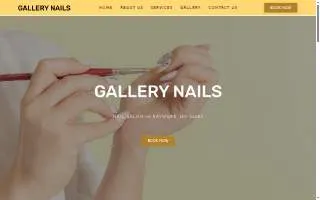 Gallery Nails website
