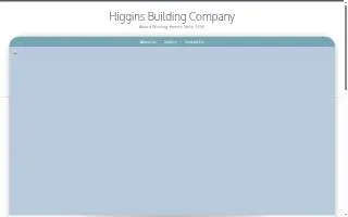 Higgins Building Company website