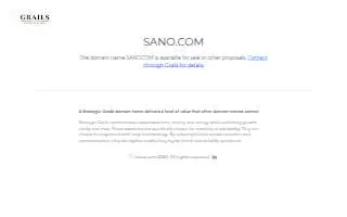 Sano website