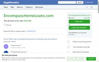 Encompass Home Loans, Inc. website