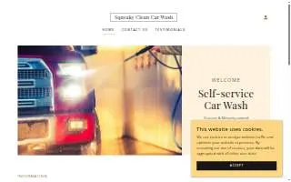 Squeaky Clean Car Wash of Raytown website