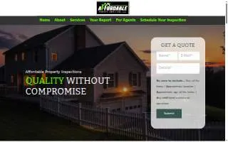 Affordable Property Inspections of Nixa website