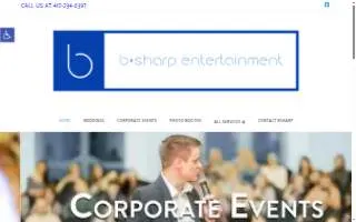 B Sharp Entertainment of Republic website