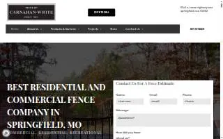 Carnahan-White Fence Company website