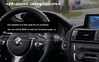 Efficient Integrations website
