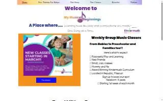My Musical Beginnings-Republic Mo. website