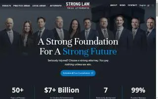 Strong Law, P.C. of Republic website