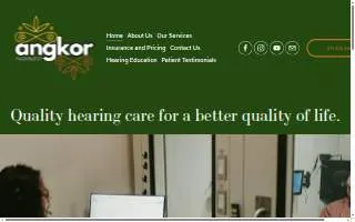 Angkor Audiology website