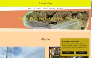 Colorful Vibes website