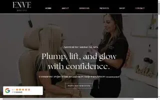 ENVE Med Spa website