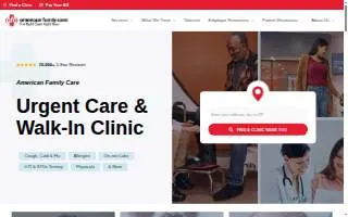 AFC Urgent Care Sedalia website