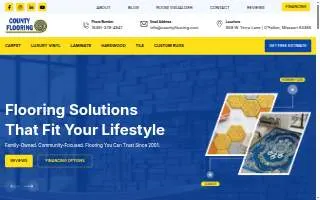 County Flooring website
