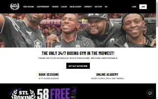 STL Boxing Academy of Spanish Lake website