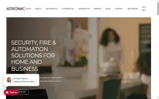 Atronic Alarms of Springfield website
